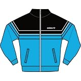 AdidasOriginalsMensLongSleeveTrefoilPipedTrackJacket