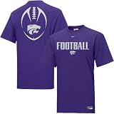 Nike Kansas State Wildcats Purple Team Issue T-shirt