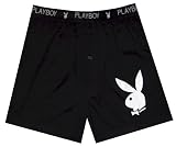 Playboy - Gentleman Rabbithead Black Boxer Shorts for men