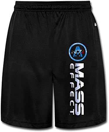 Rebirth Sport Men's Mass Effect N7 Alliance Cotton Workout Pants Shorts