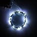 SUPERNIGHT Cool White Soft Wire Light String 20 LED Bulbs On 7ft Thin Rope Newest LED Starry Starry Light