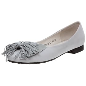 Couleur Pourpre E11-123 Ballerines femme - Gris 37 EU