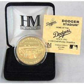 Dodger Stadium 24KT Gold Commemorative Coin