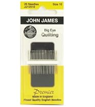 Big Eye Quilting Hand Needles-Size 10 20/Pkg