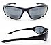 Bifocal sunglasses with ANSI Z87 Polycarbonate Smoke Lenses. Microfiber Cleaning Case included.