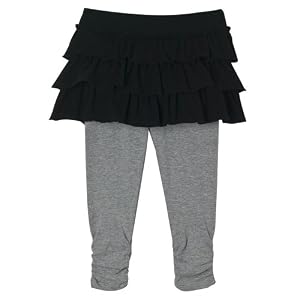 Infant/Toddler Girls' Xhilaration® Skegging - Black/Grey