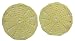 Handmade Pair of Doilies - Vintage Inspired "Jelly Covers" in Yellow (100% Cr...