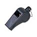 Economy Black Plastic Whistle Pack - Dozen
