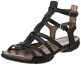 ECCO Women's Groove Gladiator Ankle-Strap Sandal,Black,37 EU/6-6.6 M US