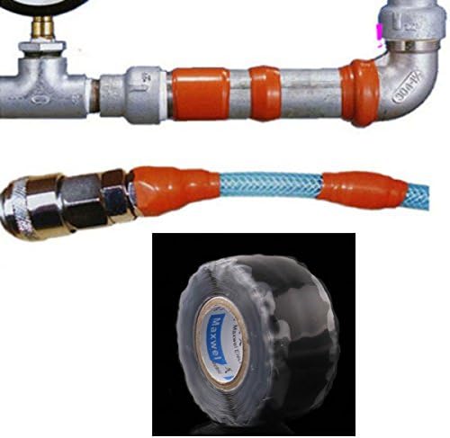 New Useful Silicone Performance Repair Tape Bonding Rescue Self Fusing Wire Hose Black Sell Hotting