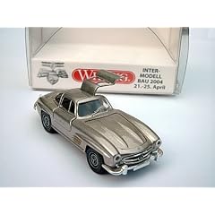 Wiking 1:87 MB 300 SL Coup� Fl�gelt�rer silbern Intermodellbau 2004