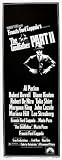 Godfather, Part 2 Poster Insert 14x36 Dominic Chianese Frank Sivero Gianni Russo