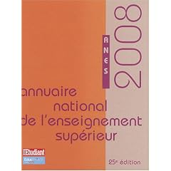 Annuaire national de l'enseignement sup�rieur 2008