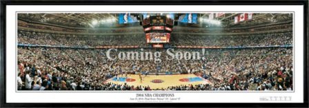 Buy Detroit Pistons 2004 NBA Champions Panoramic by Sports Memorabilia LLC