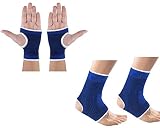 Atyourdoor Elastic Palm And Ankle Support for Gym Jogging Exercise Muscle Pain Health (Free Size, Blue) - PAS02 RS.250.00 (69.00% Off) - Amazon