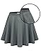 BIADANI Women Basic Flared Versatile Stretch Skater Skirt