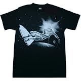  : MARVEL COMICS "SILVER SURFER: COSMOLOGY" Black Cotton Tee Licensed