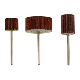 Buy 3pc Sanding Flap Wheel Set - Fits Dremel - No Gouging! by Jeweler's Tools now!