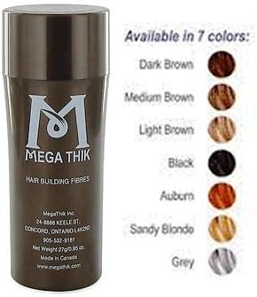 Megathik Hair Building Fibers 27 Grams Light Blonde Color