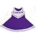Anladia Varsity College Sports Cheerleader Uniform Costume Outfit Purple L US 10 12