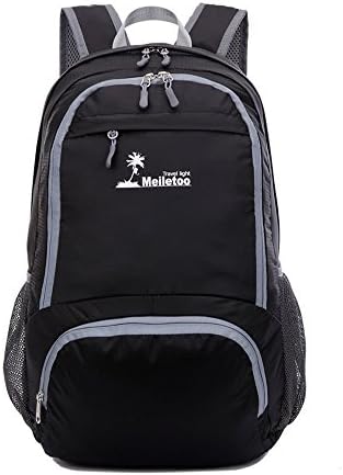 Foldable Backpack 35L (Large) Camping Hiking Trip Bag (Black)
