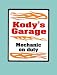 GARAGE MECHANIC Kids Bedroom Door SIGN, Personalized