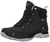 Ahnu Women's Sugarpine WP Hiking Boot, New Black, 5 M US
