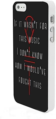 Twenty One Pilots If It Was Not For This Music iPhone 5 Case Fit For iPhone 5/5s Rubber Case White Framed