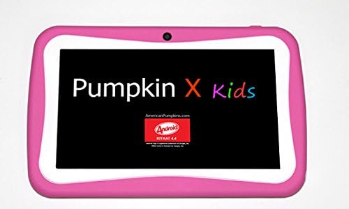 7 inch Android 4.4 KitKat Kids Tablet w/ WiFi / Dual Camera [Color: PINK] - Pumpkin X