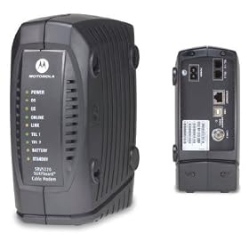 Motorola SURFboard SBV5220 Digital Voice Modem with Integrated Battery Backup