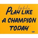 Steiner Sports NCAA Reggie Brooks Play Like A Champion Today Autographed 8-by-10-Inch Photograph