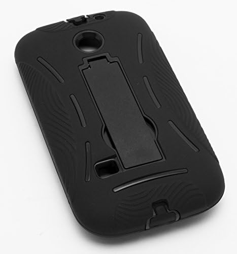 Huawei Ascend II/ Prism Hybrid Case with KickStand Black