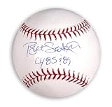 Bret Saberhagen Autographed Baseball with CY 85/89 Inscription