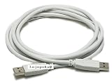 USB 2.0 A Male/A Male Cable, 28/24 AWG 6ft - White