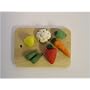 Dolls house item - Chopping board with food 1/12 Scale