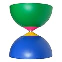Mr Babache Millenium Diabolo in Blue / Green