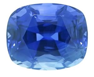 Rare Gem - Unheated Blue Sapphire Natural Color Gem for SALE,Cushion Cut, 15.96 carats