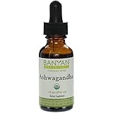 Banyan Botanicals Ashwagandha Liquid Extract - Certified Organic, 1 oz
