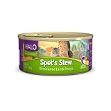 Halo, Spot's Stew for Cats, Wholesome Lamb, 5-1/2-Ounce, 12-Can