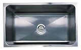 Blanco 501-113-10 Blancomagnum Kitchen Sink Polished Satin Stainless Steel 30 x 18 x 12