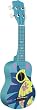 Stagg Traditional Soprano Ukulele with Gig Bag, Turtle