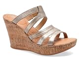 Womens Born LISI Open-Toe Slide Wedge Sandals