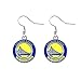 NBA Golden State Warriors Logo Dangler Earrings