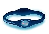 Nildor - Bracelet Magic Power en Silicone 2 Hologrammes - Bleu Taille M
