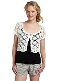 D.E.P.T. Womens Crochet Knit Crop Top