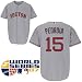 Boston Red Sox Authentic Dustin Pedroia Road Jersey w/2007 World Series Patch
