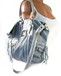 Coach Poppy Leather Spotlight Convertiable Shoulder Bag Purse 13842 Gray Chalk