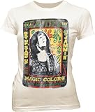 Bob Marley Beautiful Day Magic Colors Vintage White Juniors T-shirt Tee