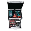MAKITA 8270DWAETC Akku-Schlagbohrer-Set im Alukoffer