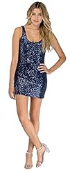 Sexy General Print Sleeveless Short Sequined Bodycon Dress/Club Dress/Party Dress 
